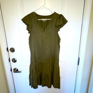Knox Rose Casual Army Green Dress